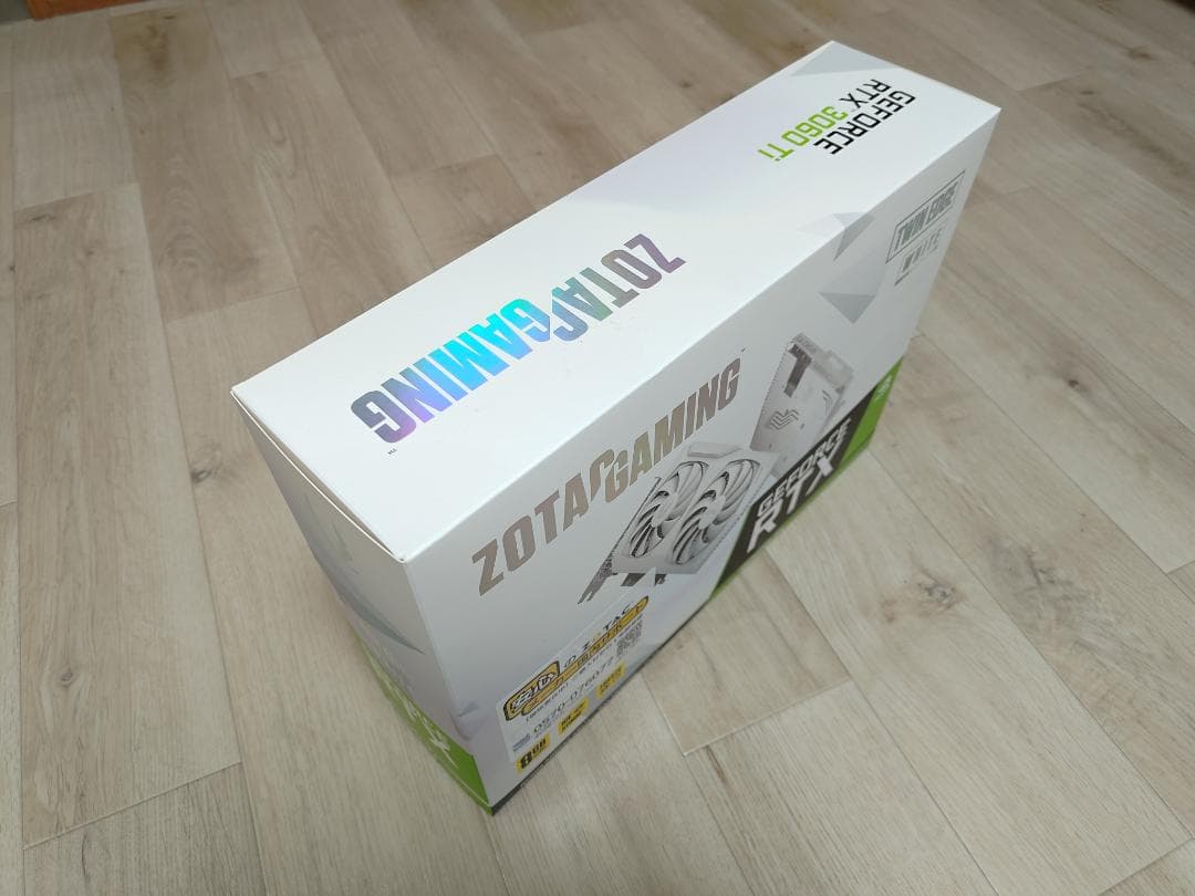 グラフィックボード・グラボ・ビデオカード ZOTAC GeForce RTX 3060 Ti White