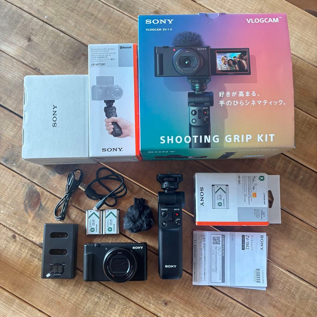 SONY VLOGCAM ZV-1M2(Ⅱ)シューティンググリップキット