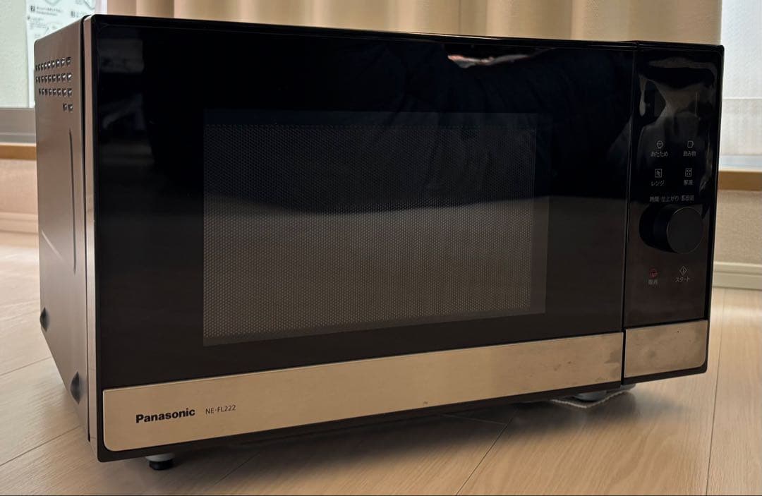 中古　パナソニック　単機能レンジ　電子レンジ　NE-FL222　2023年製