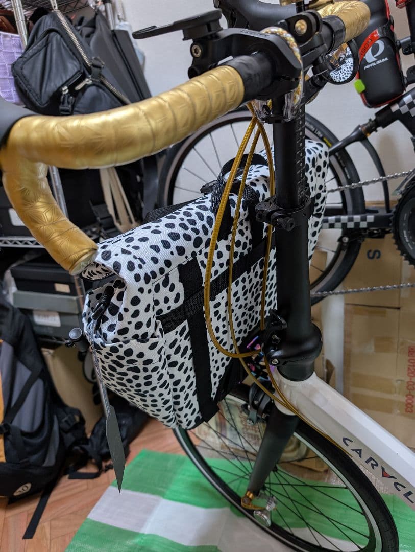 フェアウェザー フロントバッグ　小径車・ミニベロ用　フレーム・アダプター付き