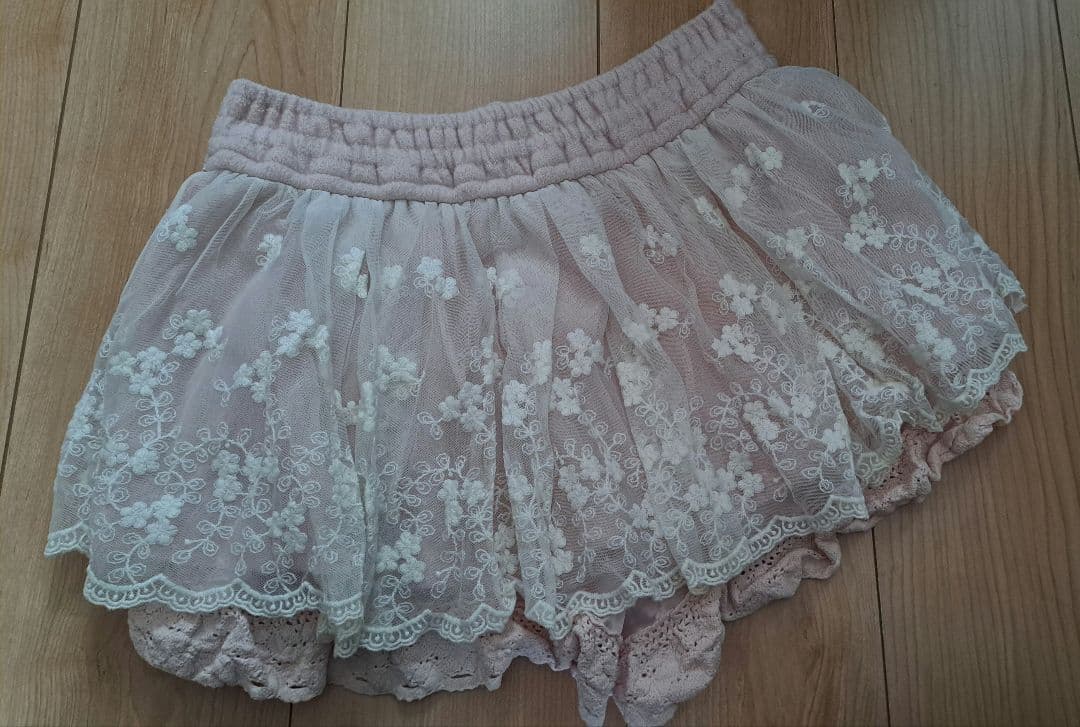 LIZ LISA　スカパン　希少　レース　フリル　ピンク系　平成　レア　y2k