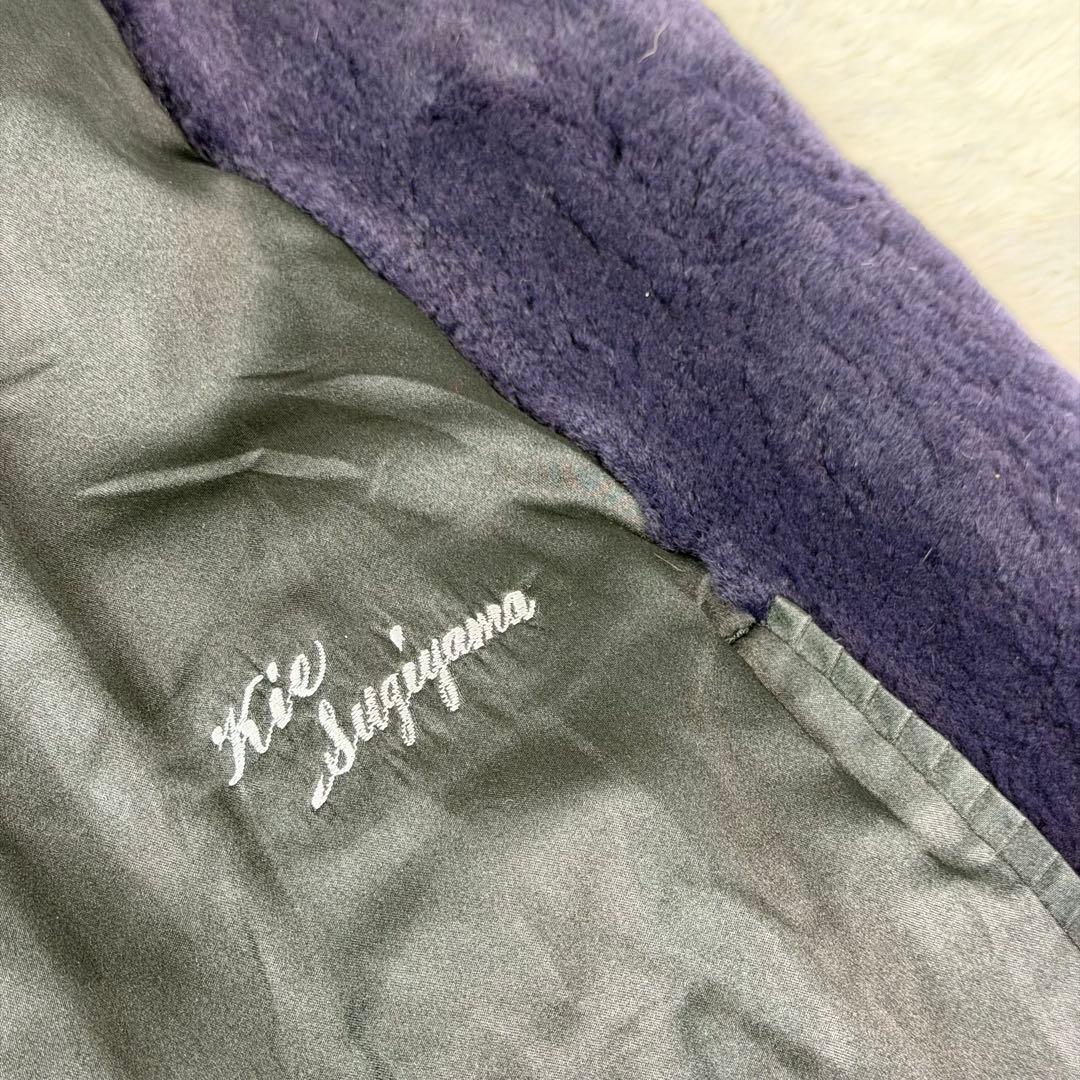 FUKUI FUR シェアード 肉厚 コート リアルファー 本毛皮 デザイン◎