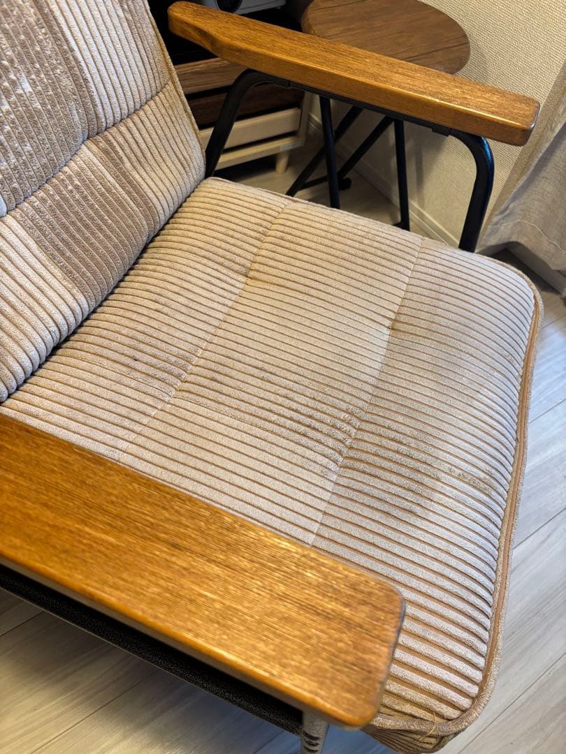 最終値下げしてます！リクライニング 1Pソファ美品！