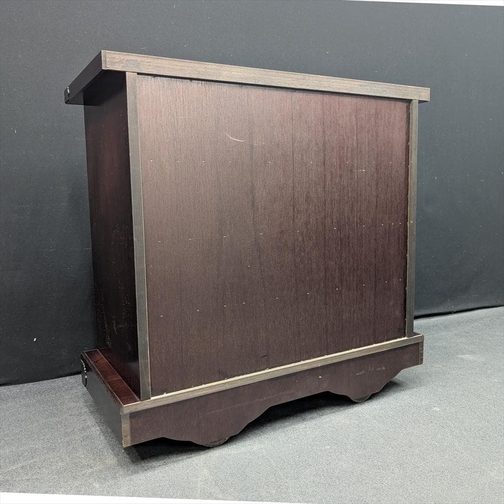 美品　筑後民芸　欅 ケヤキ　車箪笥　整理箪笥　時代家具　タンス　蟻組　焼印　民藝