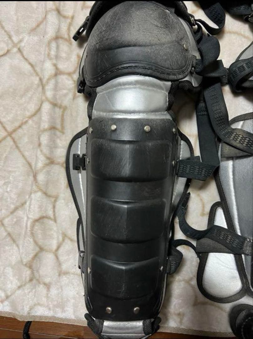 ゼット　軟式JSBB　キャッチャー防具一式　黒&シルバー