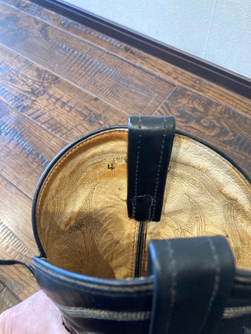 Tony Lama[トニーラマ]刺繍レザーウエスタンブーツvintage