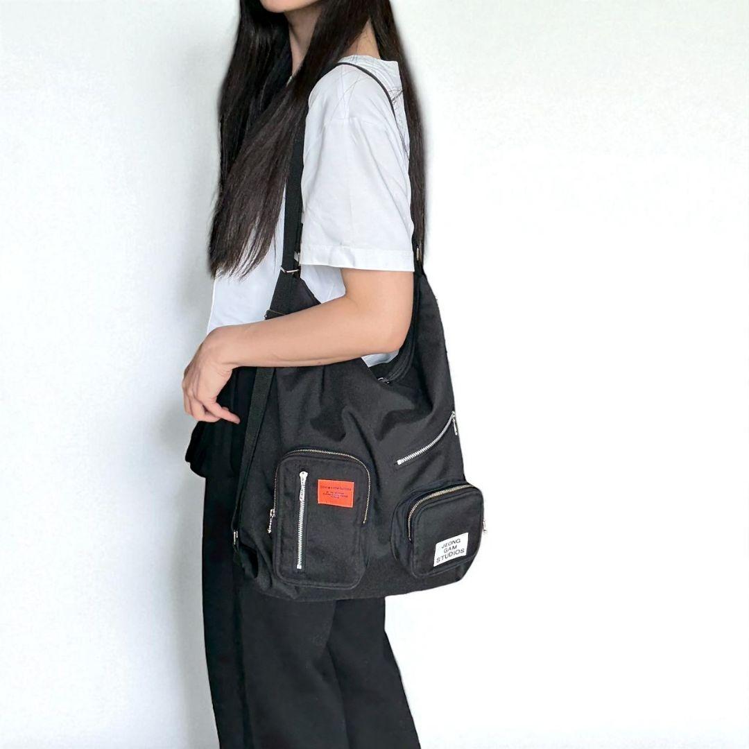 【A4収納可能】3way BAG／コーデュラブラック