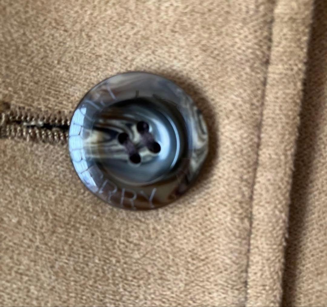 ベージュ バーバリーコート ボタン付き