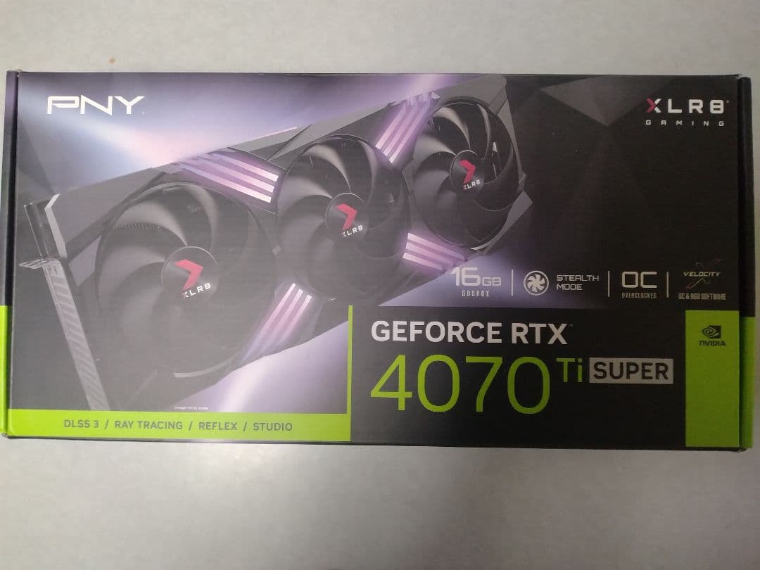 RTX4070 ti super 16GB　ＯＣ対応　ほぼ新品
