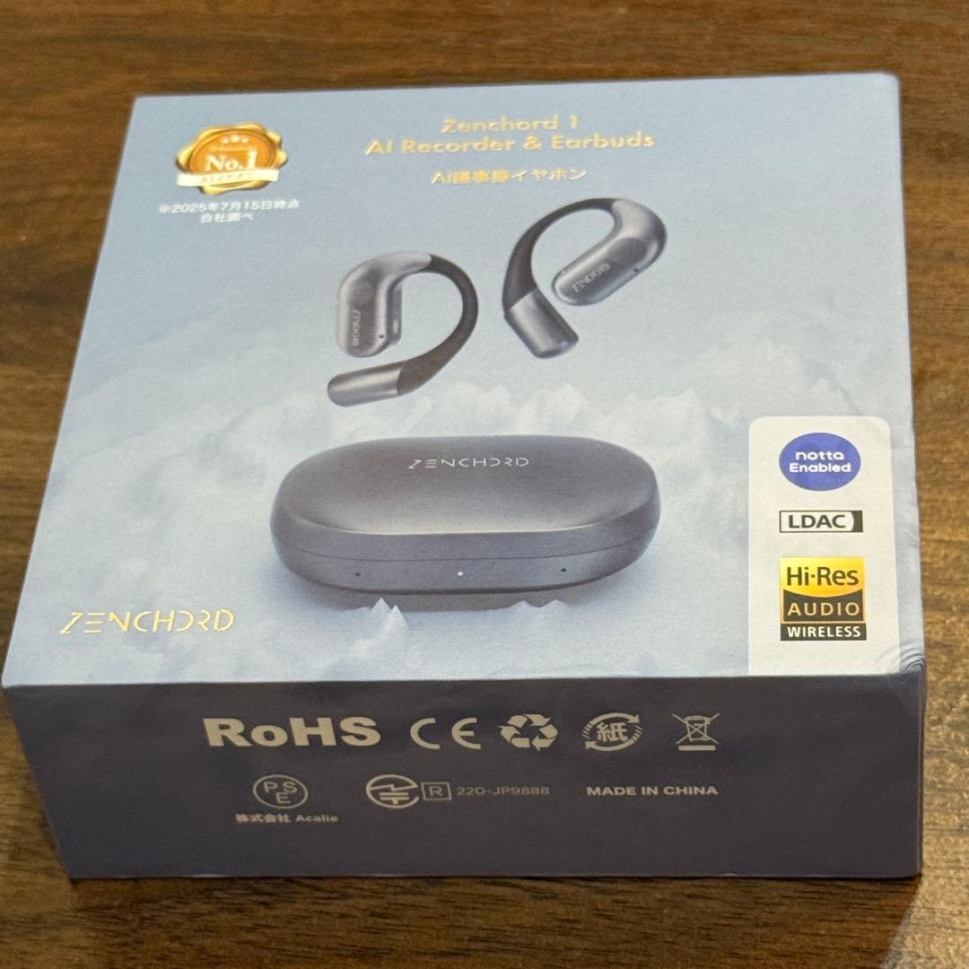 ZENCHORD 1 ワイヤレスイヤホン AIレコーダー