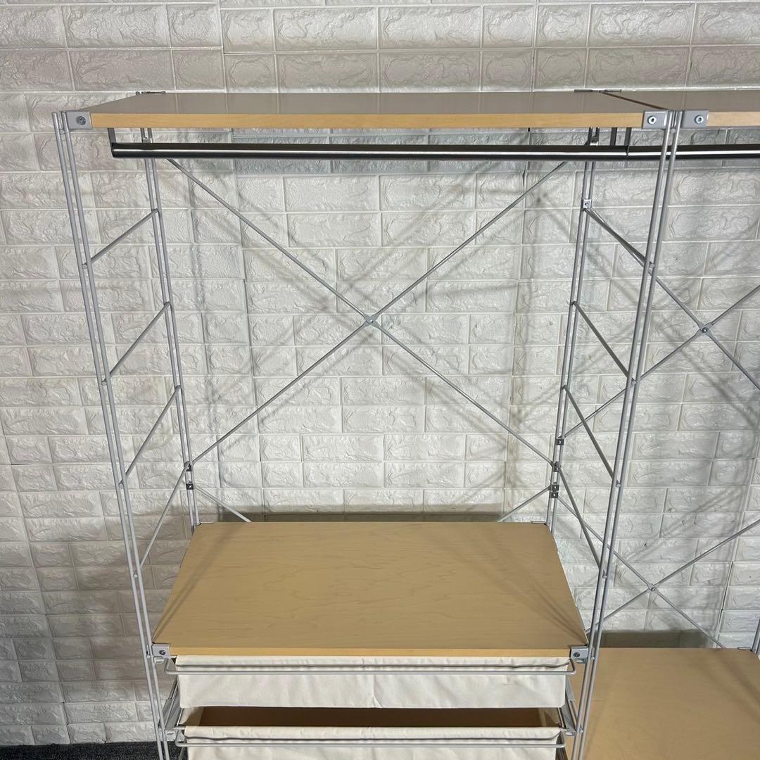 無印良品 ユニットシェルフ ワードローブ 衣類収納 家具 D050