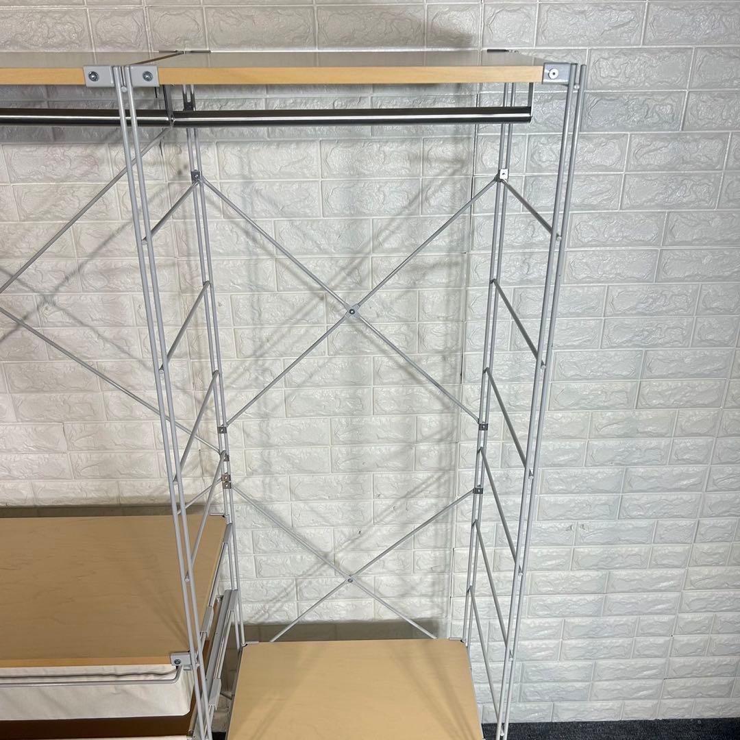 無印良品 ユニットシェルフ ワードローブ 衣類収納 家具 D050