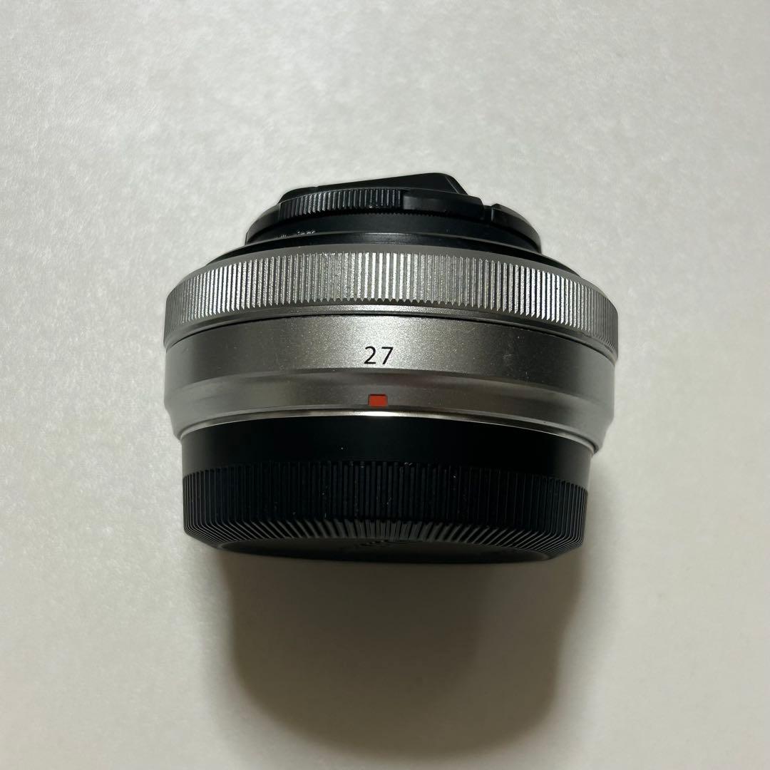 【シルバー】FUJIFILM FUJINON XF 27mm F2.8 レンズ