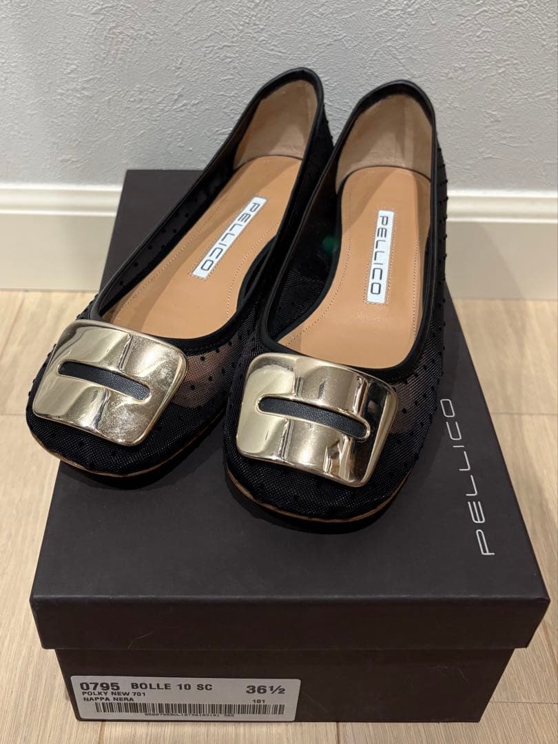 【新品】現行販売品PELLICOペリーコBOLLE アネッリフィッビア黒36.5