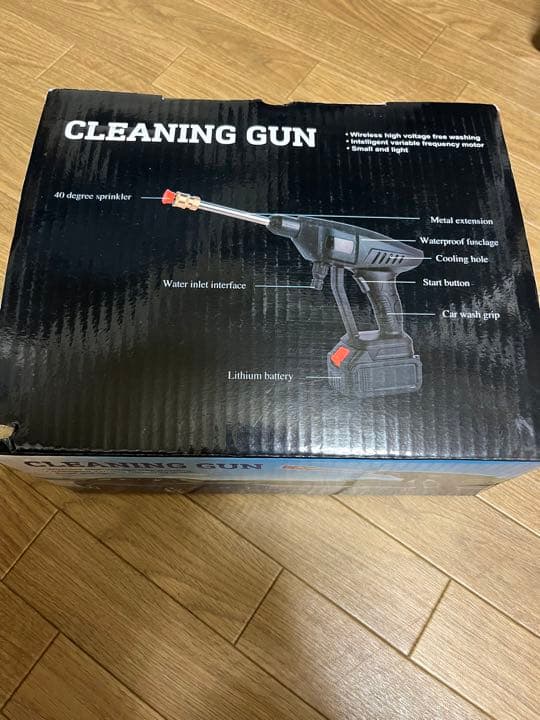 高圧洗浄機 充電式 コードレス ハンディ クリーナー 15000mAhバッテリー