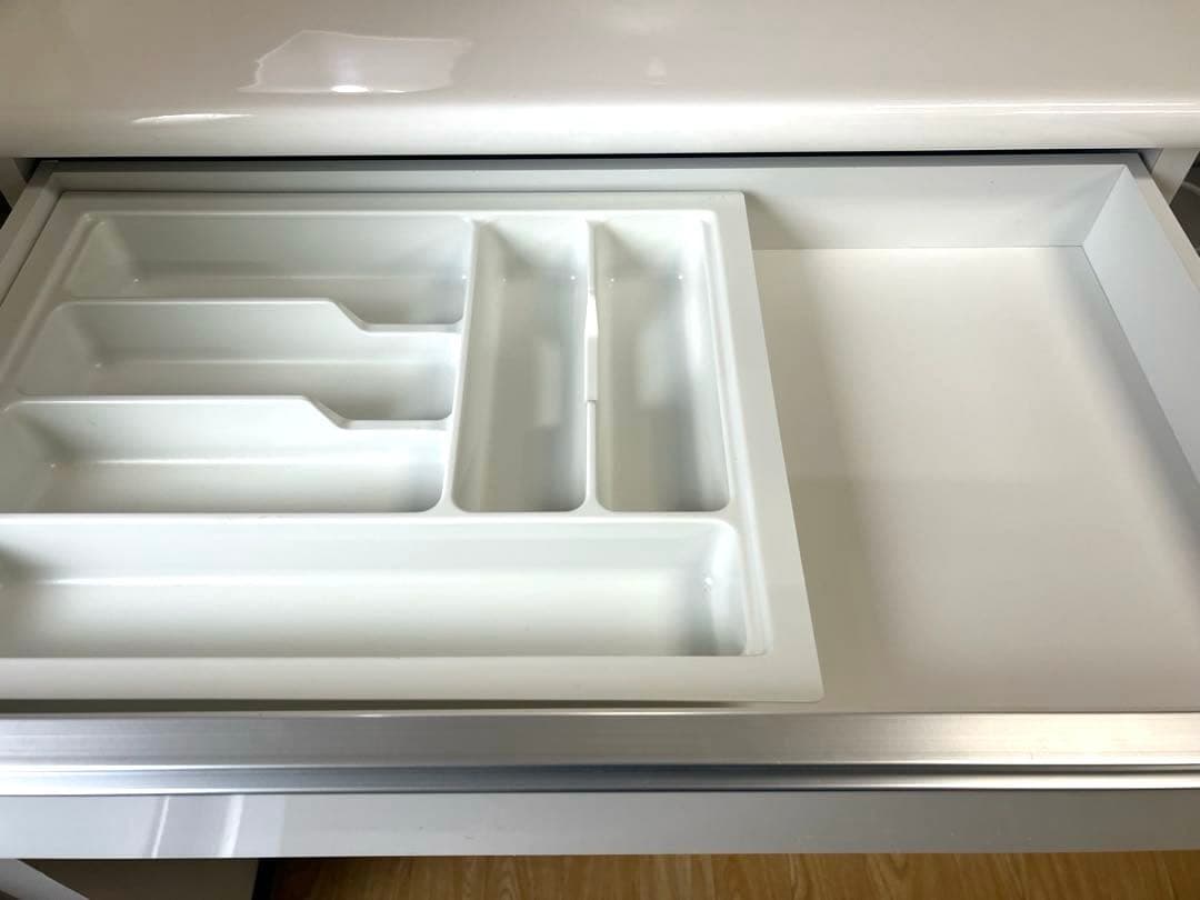 キッチンカウンター 食器棚 幅120cm 高さ100cm モイス付き 大川家具