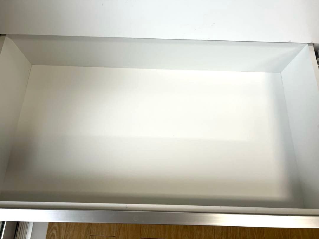 キッチンカウンター 食器棚 幅120cm 高さ100cm モイス付き 大川家具