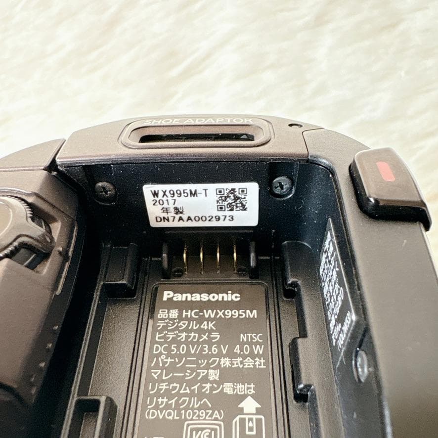 【美品】Panasonic 4K ビデオカメラ HC-WX995M 64GB
