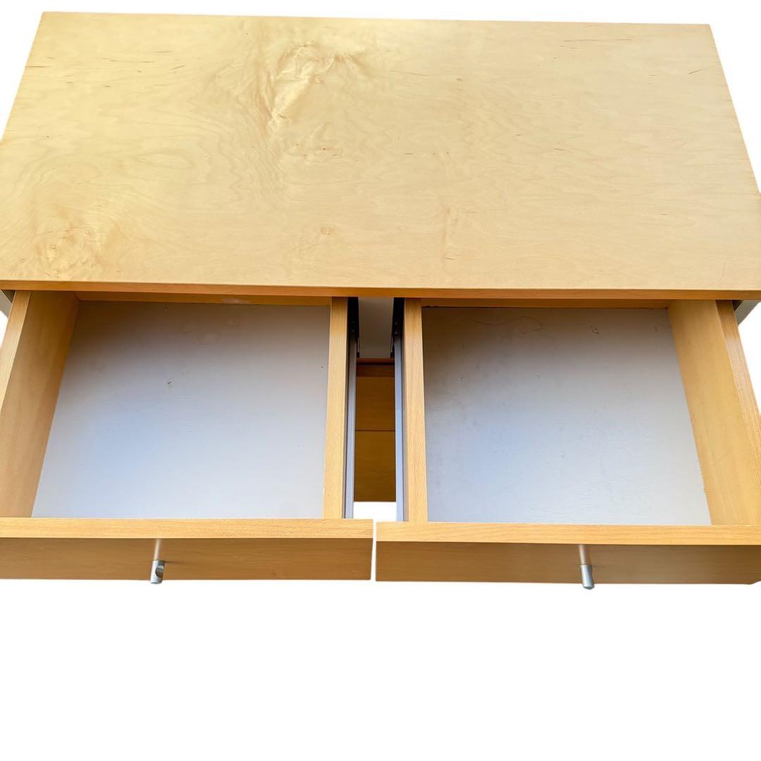 無印良品　木製チェスト　4段ワイド