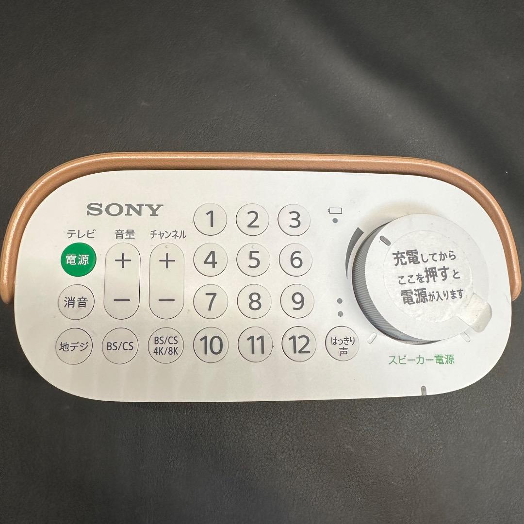 ♡Db左1019 SONY お手元テレビスピーカー アダプター2本付き