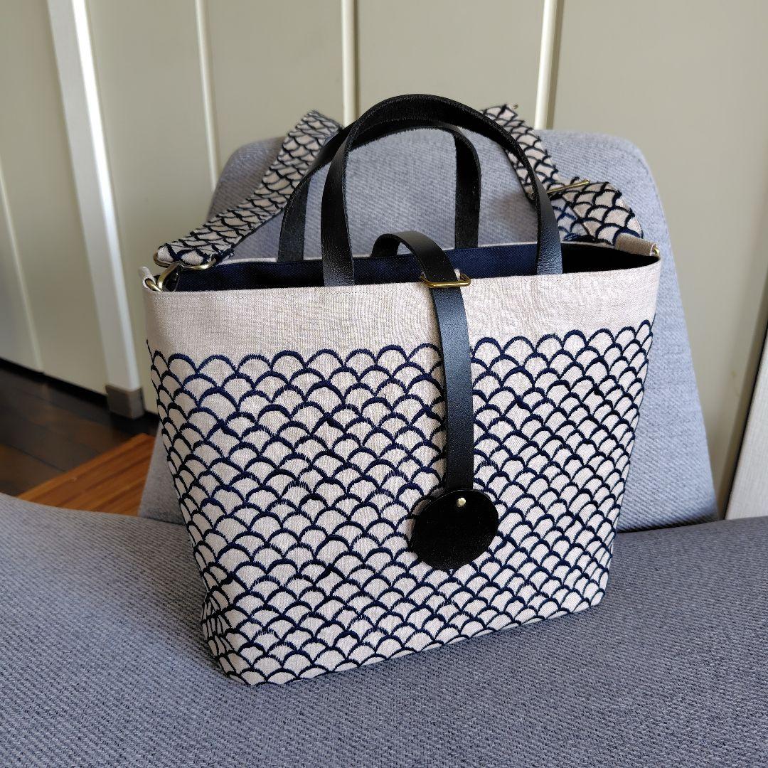 ミナペルホネン2wayハンドメイドバック