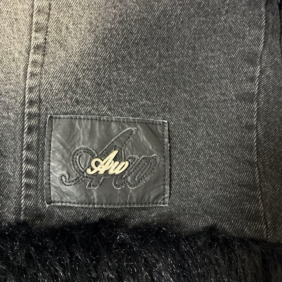 ジャケット・アウター Washed denim fur outer andwang.shop