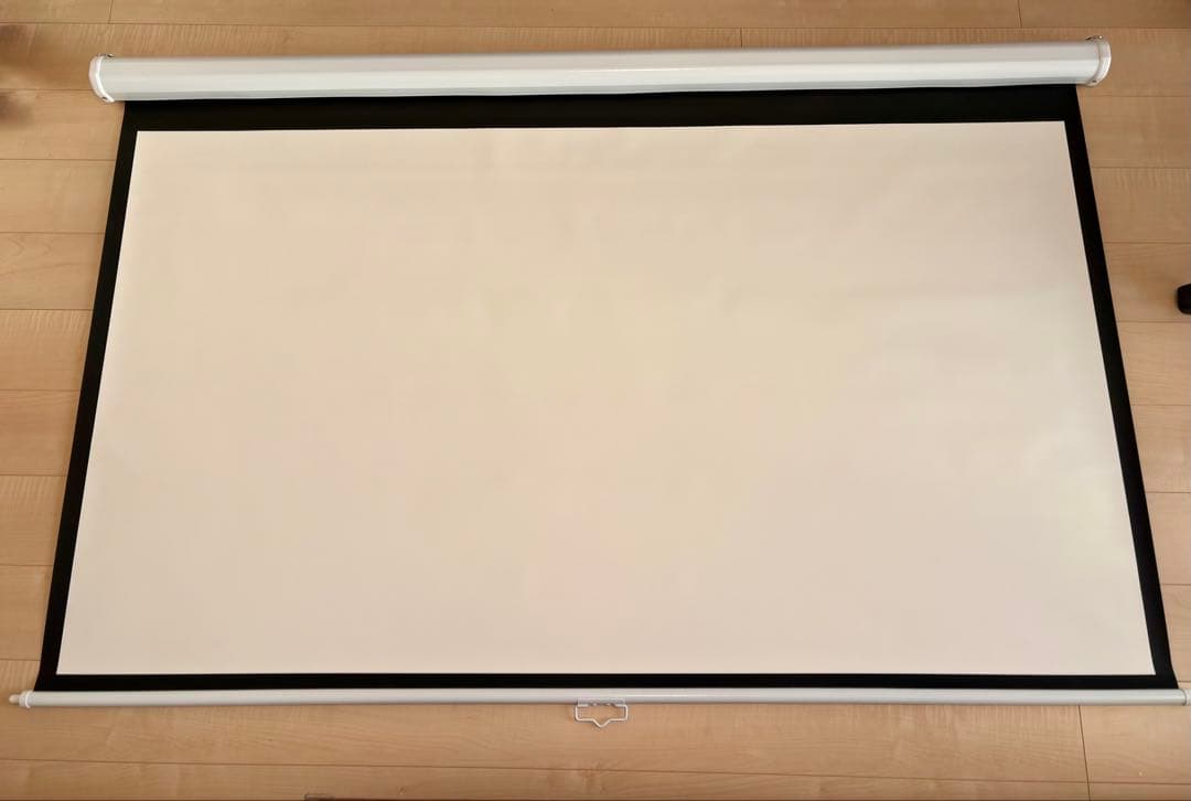 プロジェクタースクリーン 80インチ 巻き上げ式 16：9 100-PRS018