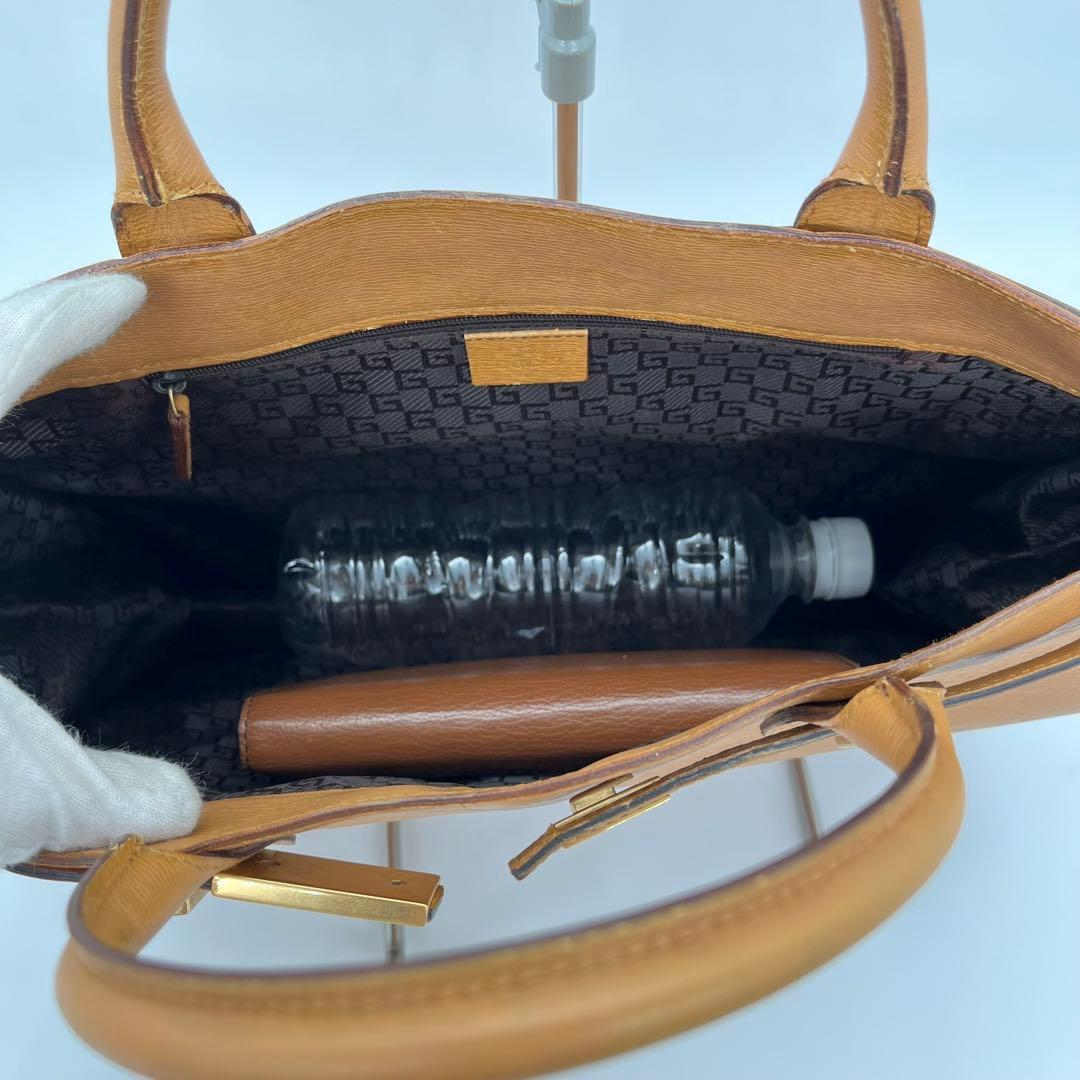 GUCCI ハンドバッグ ビジネスバッグ ゴールド金具 A4可能 本革 男女可能