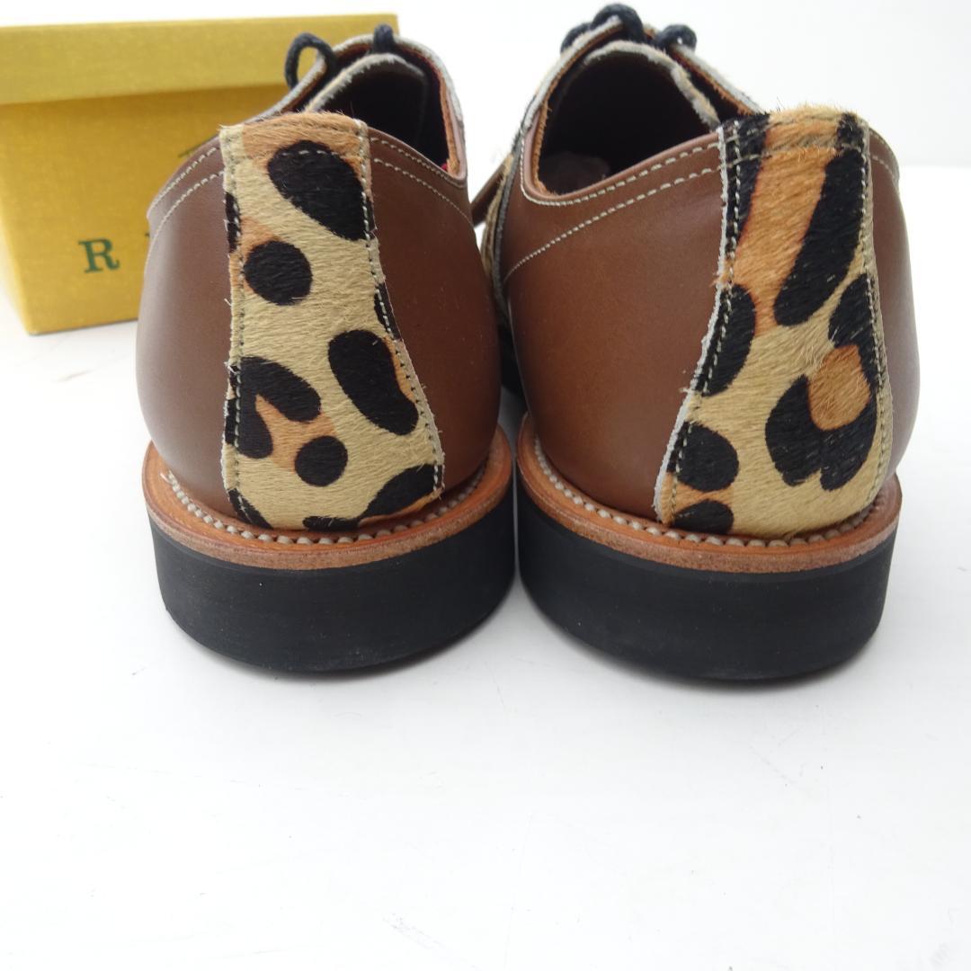 新品希少/限定　REGAL リーガル レオパード豹柄ヒョウ柄サドルシューズ27