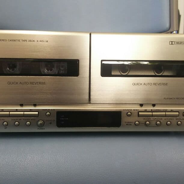 ONKYO  K-W511Mダブルクイックリバースカセットデッキ単体のみ