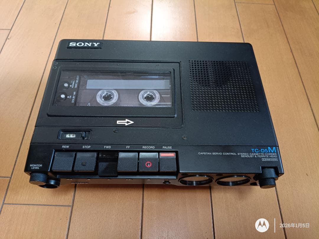 【美品】SONY TC-D5M デンスケ　カセットプレーヤー