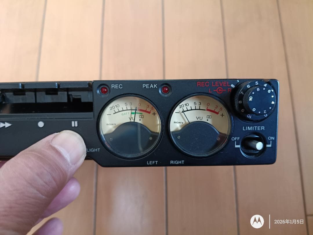 【美品】SONY TC-D5M デンスケ　カセットプレーヤー