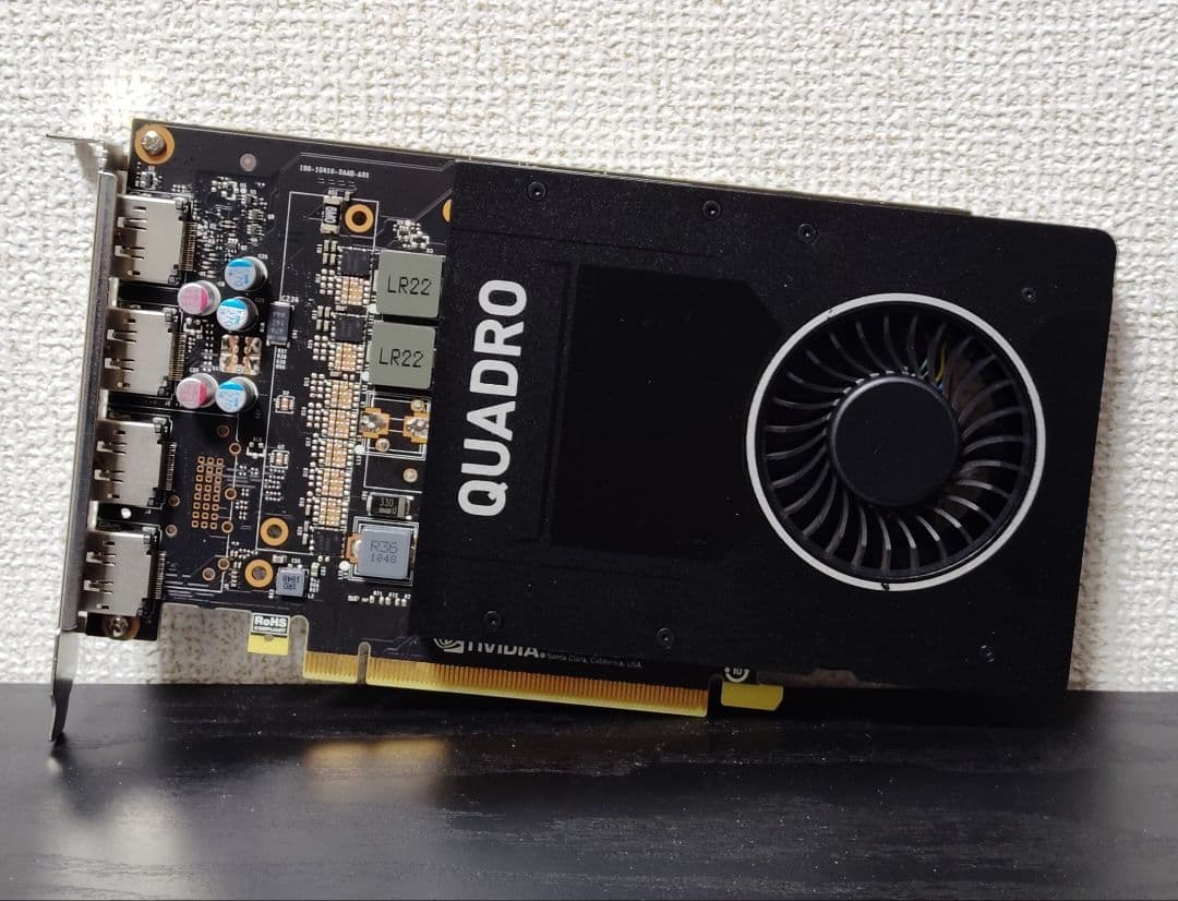 動作OK Quadro P2000 5GB GDDR5 グラボ ゲーミングPC等