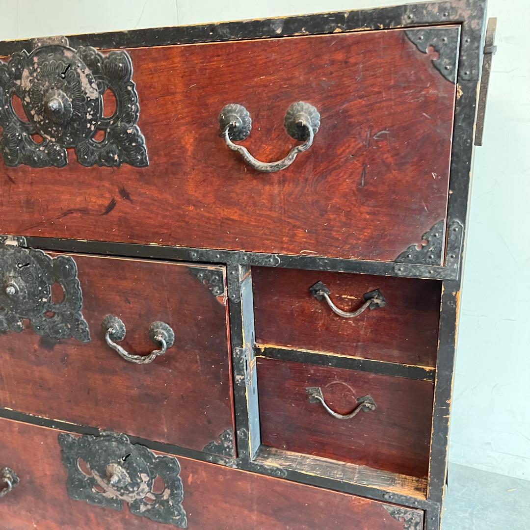 アンティーク 和箪笥 チェスト 棚 レトロ 無垢材