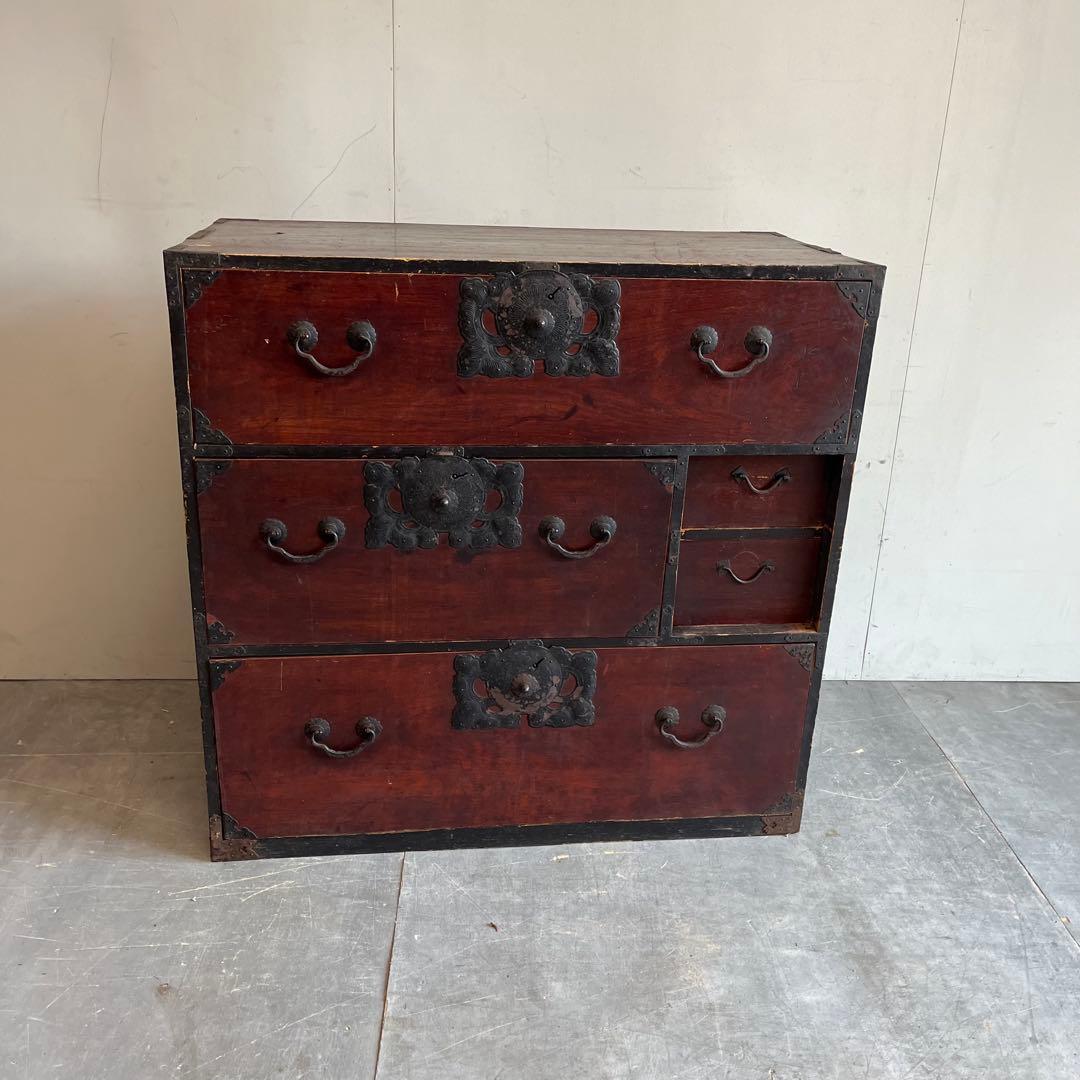 アンティーク 和箪笥 チェスト 棚 レトロ 無垢材