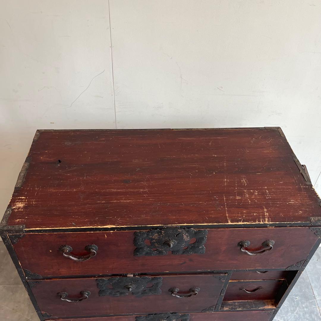 アンティーク 和箪笥 チェスト 棚 レトロ 無垢材