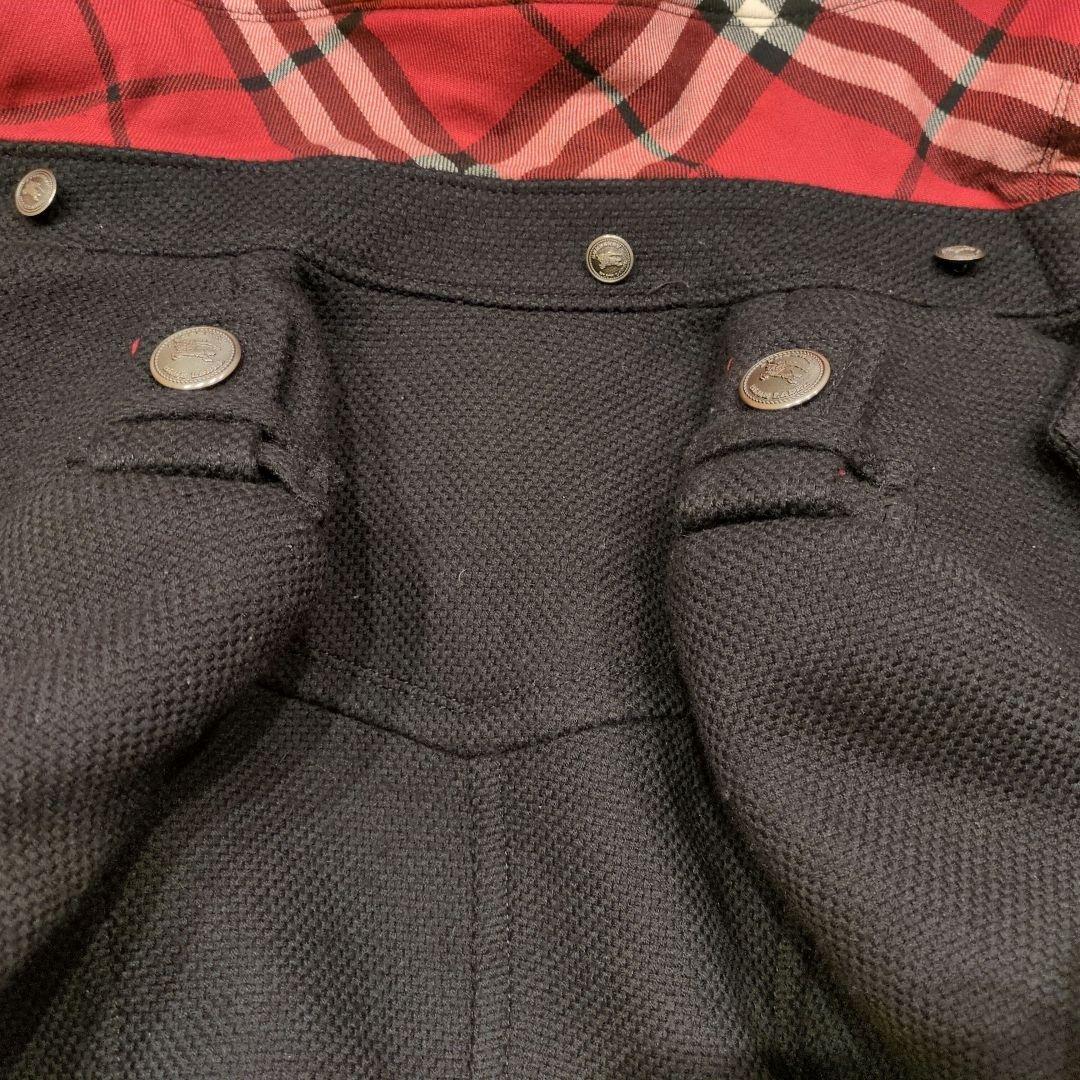 希少 バーバリーブルーレーベル ピーコート ナポレオン ジャケット 黒 S 36