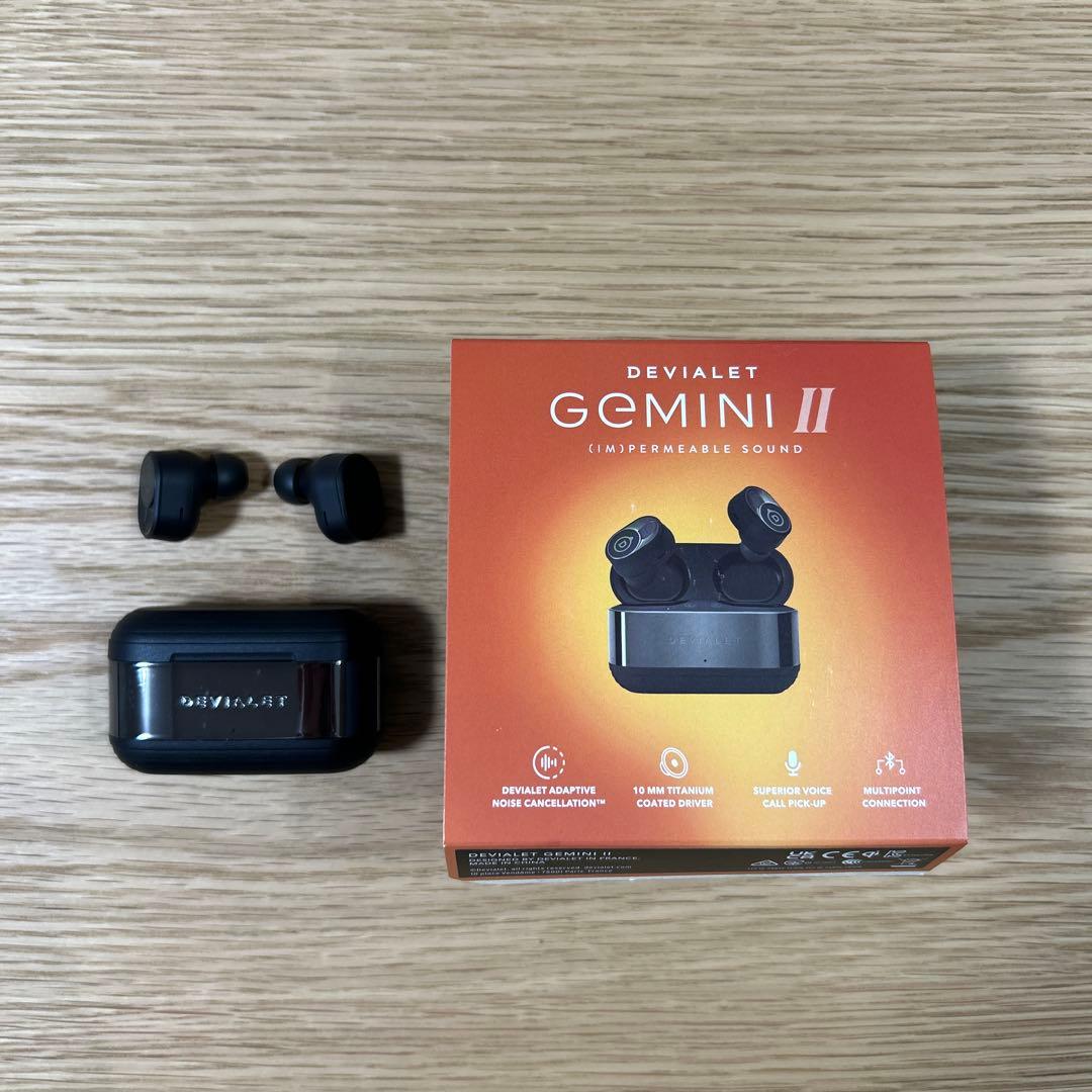 DEVIALET Gemini II Matte Black 中古 イヤホン