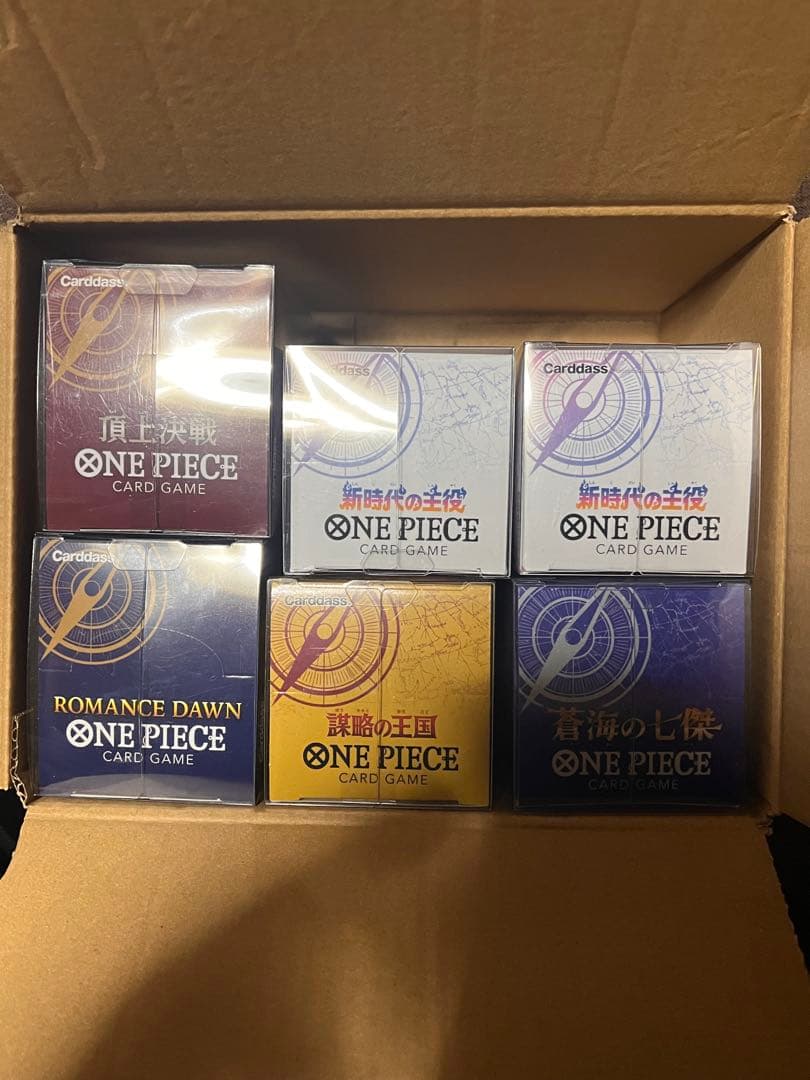 ONE PIECE カードゲーム 6セット　未開封シール、おまけ付き