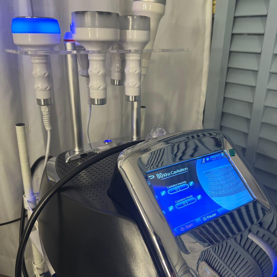 動作確認のみサロンモデル6in1痩身マシン業務用キャビテーション/ラジオ波/吸引
