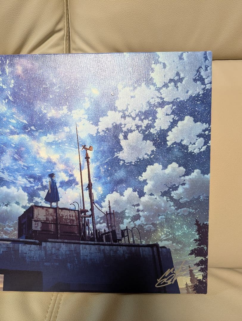 mocha　モカ　キャンバスアート　星溜り　直筆サイン入り