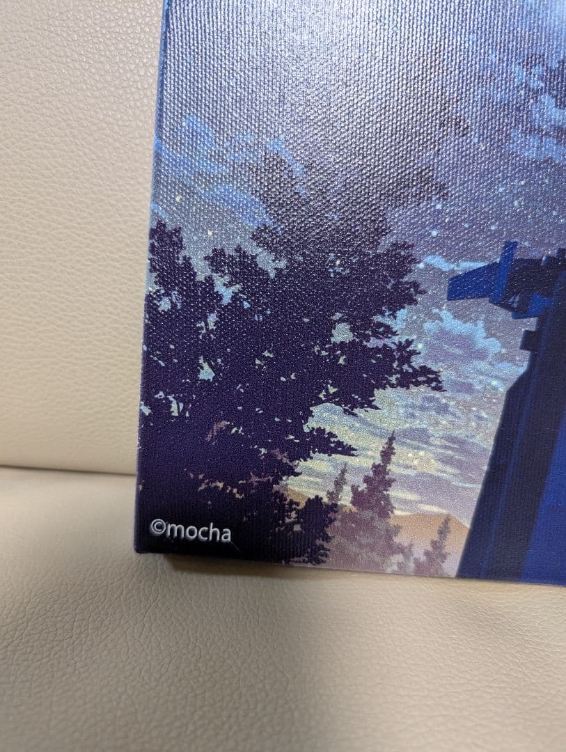 mocha　モカ　キャンバスアート　星溜り　直筆サイン入り