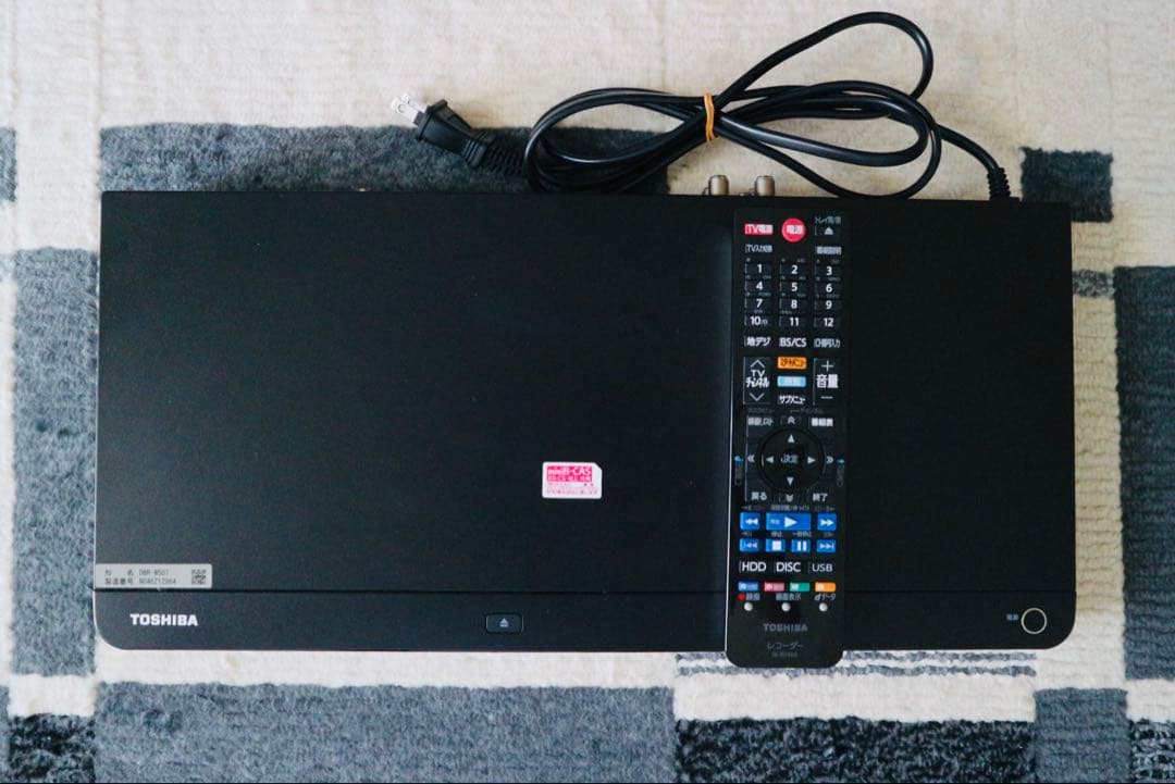 TOSHIBA 東芝 REGZA ブルーレイレコーダー DBR-W507 美品