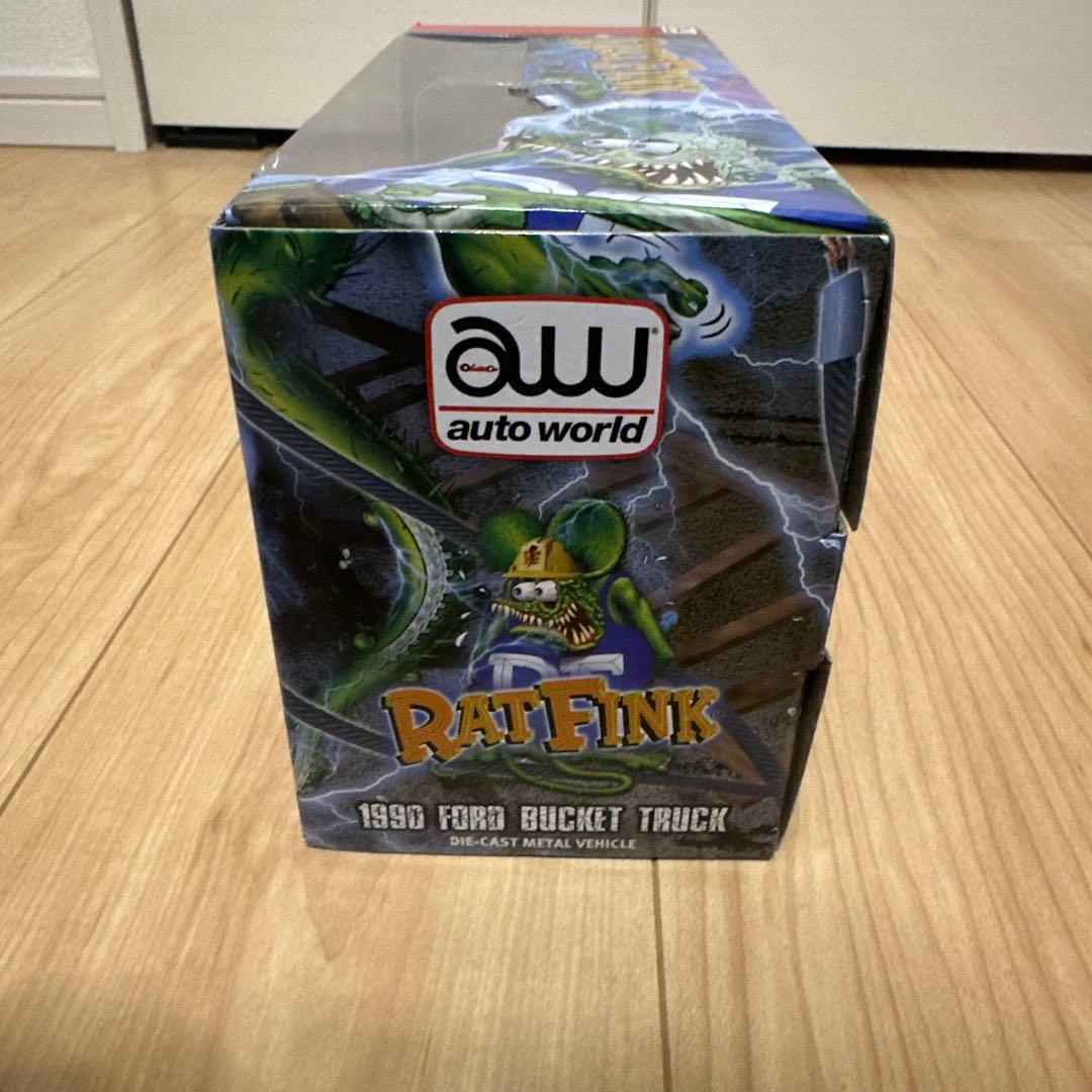 ミニカー AUTOWORLD 1990 Ford Utility Bucket Truck