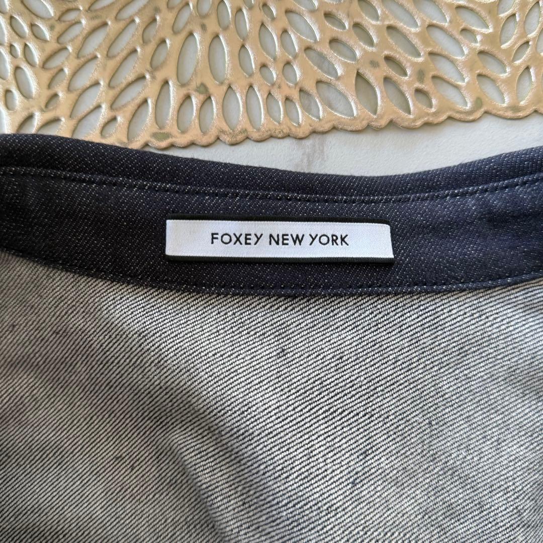 FOXEY NEW YORK ショート丈 デニムジャケット 38 美品