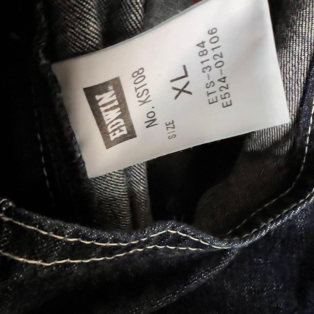 EDWIN デニム　オーバーオール 日本製