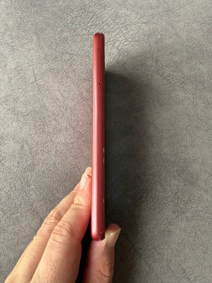 【美品】Galaxy スマートフォン 本体 レッド