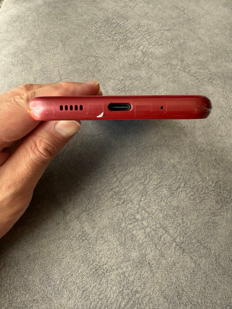 【美品】Galaxy スマートフォン 本体 レッド