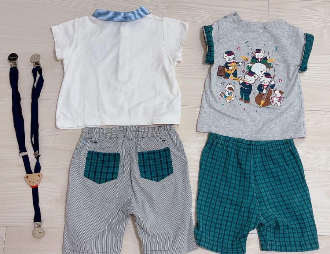 ファミリア 夏の5点セット 80 半袖・半ズボン