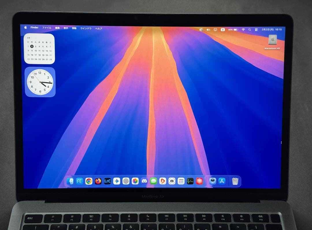 MacBook Air 13インチ　スペーグレイ